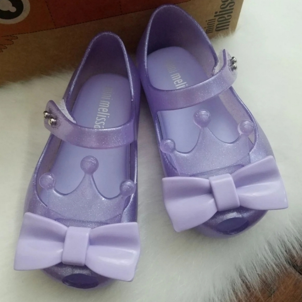 Mini Melissa Princess Bow Shoes Size 7